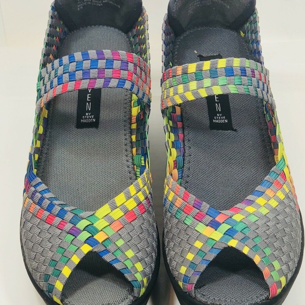 Steve Madden Brynn Wedge Mary Jane Sandal 10 - Picture 2 of 8